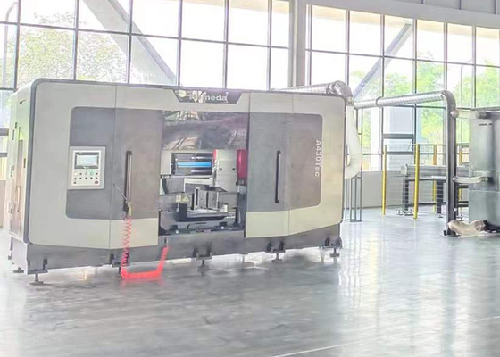 Precision Band Saw Cutting Machine With Servo Motor Feeding 400mm X 400mm Capacity Hydraulic Vise