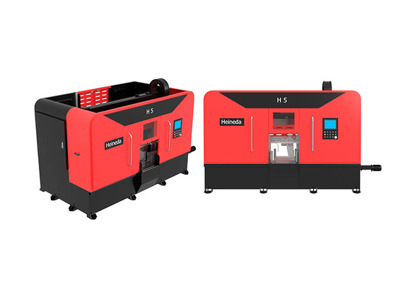 Horizontal CNC Sheet Cutting Machine With T Slot Aluminum PVC Table Surface Design