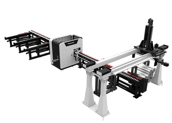 HEINEDA  300mm- 500mm Feeding Sawing Line With Safety Monitoring Function