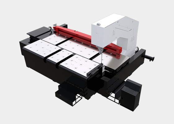 Metalworking CNC Vertical Band Saw With Saw Belt Speed 200/2000m/min Stepless Adjustable