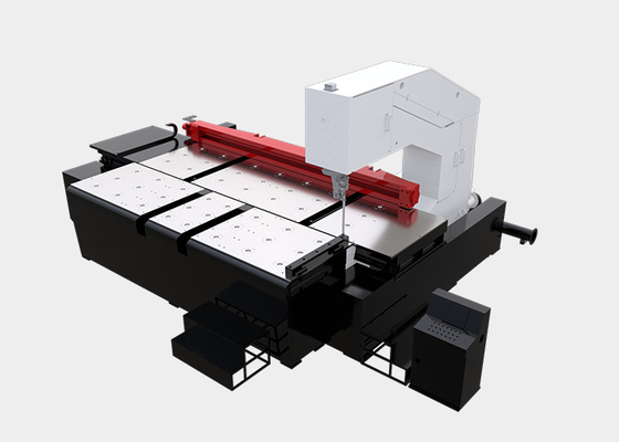 Hydraulic Motor 0.75 KW Taiwan CNC Vertical Milling Machine For 1000mm Cutting Capacity