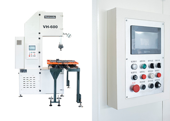 Cnc Vertical Band Saw Cnc Horizontal Band Saw VH500 With 15HP Pulsed Filter Core Collector