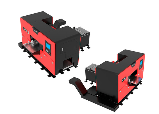 Horizontal CNC Sheet Cutting Machine With T Slot Aluminum PVC Table Surface Design