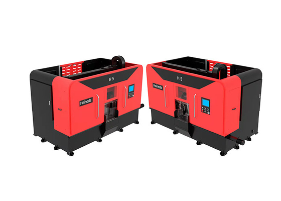 Horizontal CNC Sheet Cutting Machine With T Slot Aluminum PVC Table Surface Design