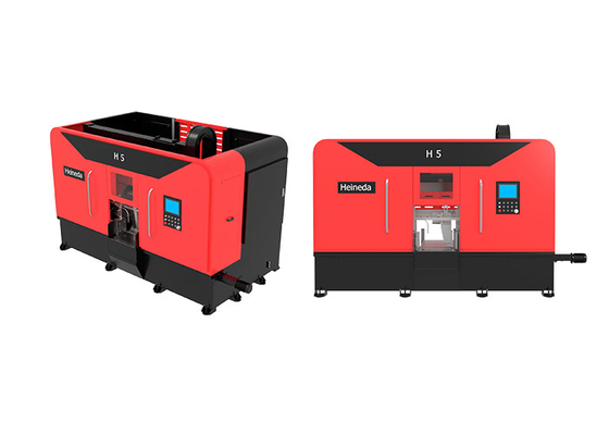 Horizontal CNC Sheet Cutting Machine With T Slot Aluminum PVC Table Surface Design